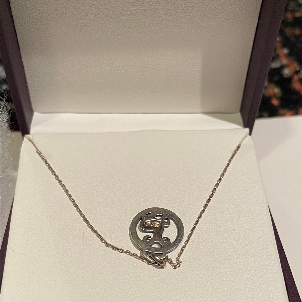 Silver Heart and Butterfly Necklace 925 Michael Hill and Dyademo made in Italy - Picture 3 of 9
